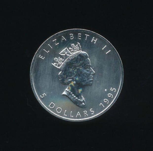 Kanada 1 oz ezst 1995, Maple Leaf