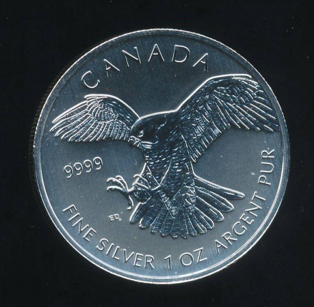 Kanada 1 uncia ezüst 2014, Falcon