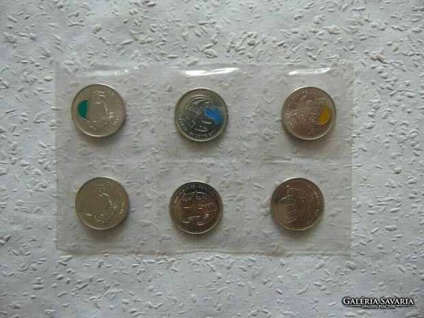 Kanada 6 darab 25 cent 2011 műanyag bliszterben !