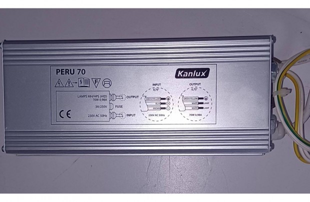 Kanlux "Peru" mkdtet egysg, 70W, 0,98A