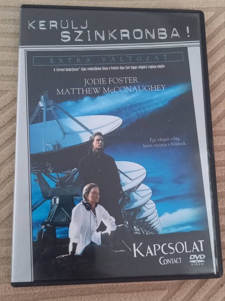 Kapcsolat - dvd sci- fi - Jodie Foster