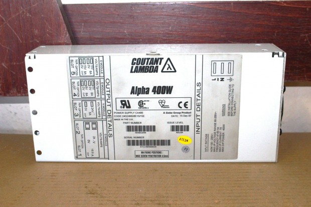 Kapcsolzem tpegysg 5 kimenet 400W 5Vdc 8Vdc 15Vdc 24Vdc ( 6988 )