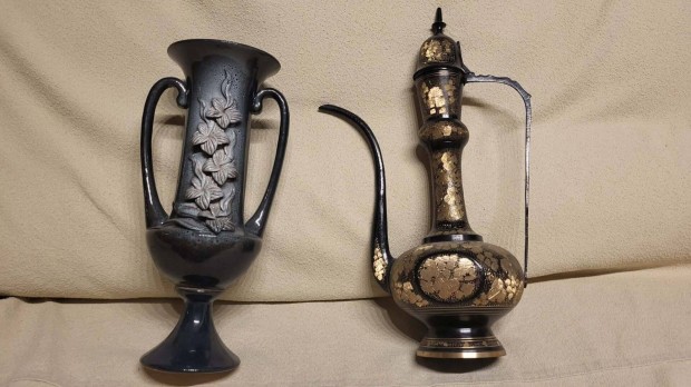 Kapri fekete kancs� �s fekete d�szes v�za