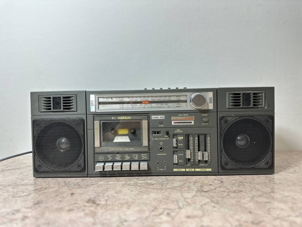 Kapsch Studio 1500 kazetts hordozhat magn boombox