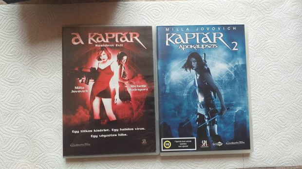 Kaptr 1-2 akci/ horror DVD filmek-Milla Jovovich