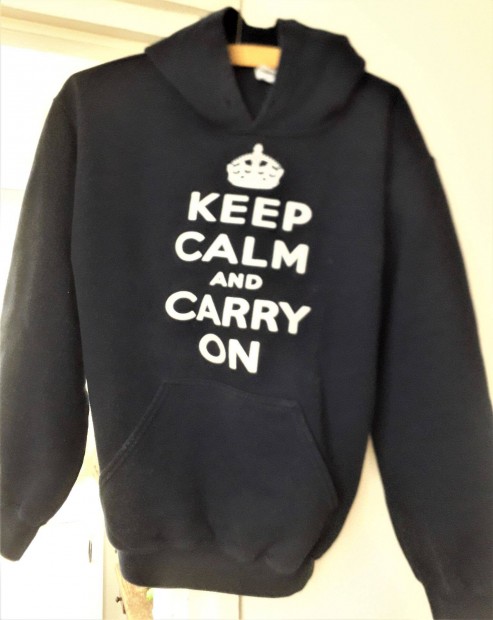 Kapucnis pulver - Unisex - Keep Calm Sttkk S