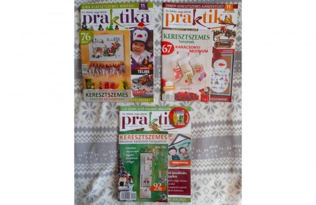 Karcsonyi Praktika magazinok (3 db)