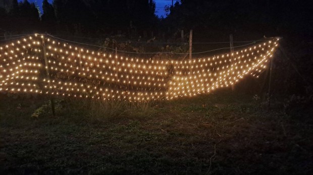 Karcsonyi adventi led fnyfzr dszkivilgts 10m x 1m, hibval