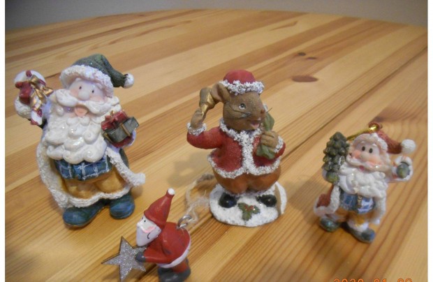 Karácsonyi kerámia figurák