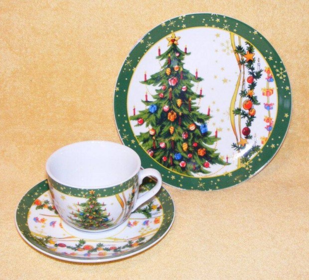 Karcsonyi porceln reggelizszett