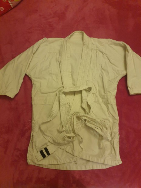 Karate/Aikido gyerek ruha 5-8 vesre fehr vvel