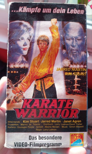 Karate Warrior nmet nyelv gyri VHS