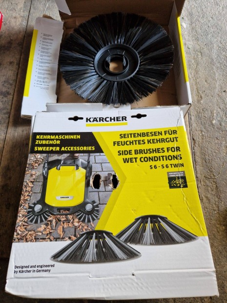 Karcher S6 s S6 twin kefe nedves felletre 2db