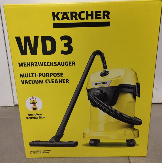 Karcher WD3 Szraz-nedves porszv 1000W 17l (1.628-101.0)