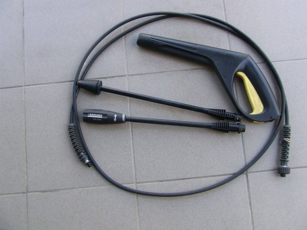 Karcher magasnyomású tömlő, pisztoly és szórószárak