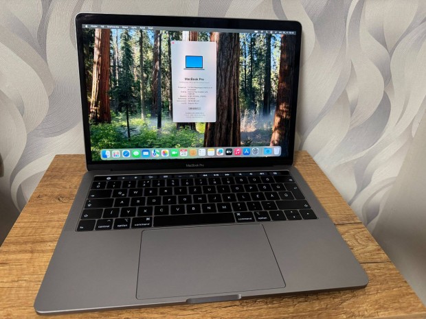 Karcmentes 2019 Macbook Pro 13", 42 akkuciklus, 93% akku