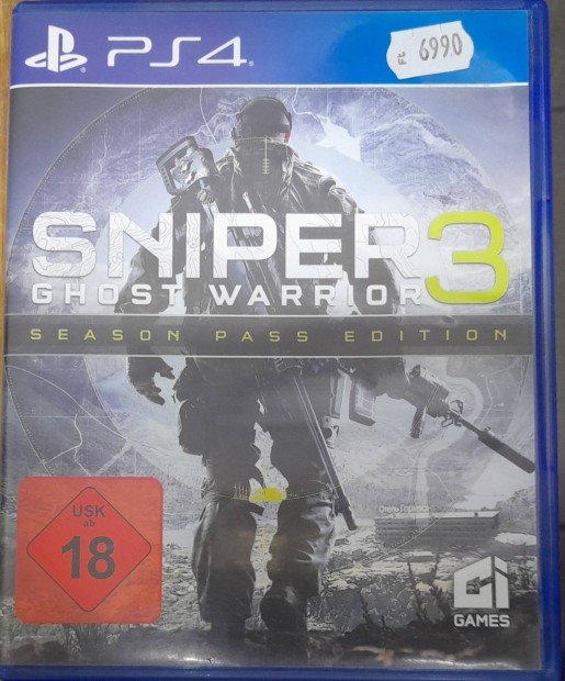 Karcmentes, Sniper Ghost Warrior 3, PS4-PS5. Csere is