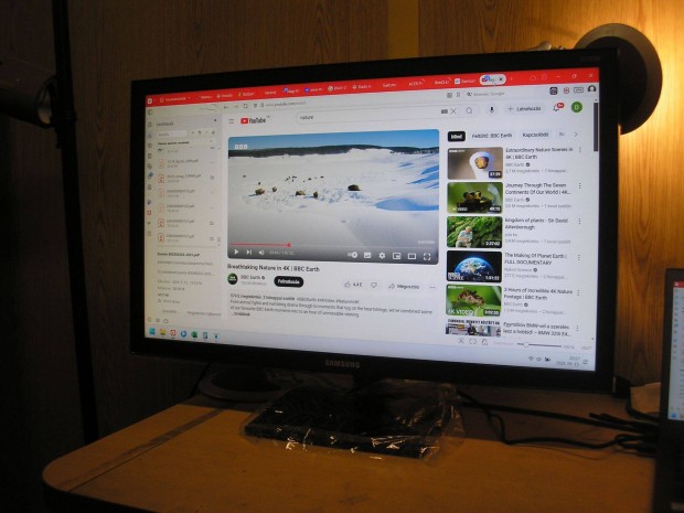 Karcos Samsung LS27E330H gamer 27" fullhd monitor HDMI VGA 1ms 75hz