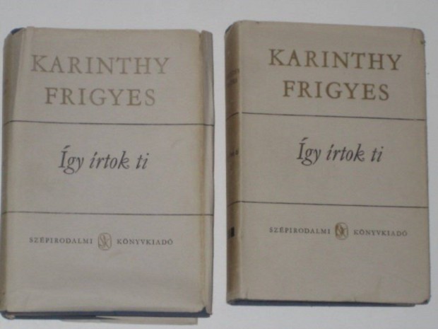 Karinthy Frigyes gy rtok ti I. - II