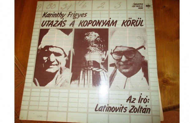 Karinthy Frigyes Utazs a koponym krl bakelit hanglemez album elad