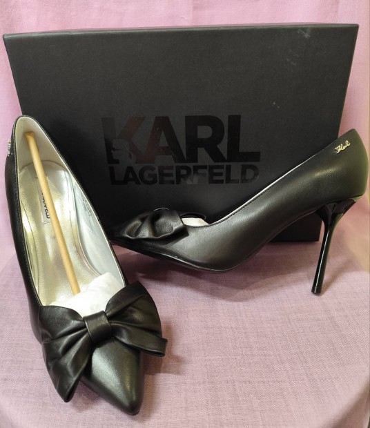 Karl Lagerfeld 39-es (Teljesen új,bőr, alkalmi/elegáns cipő)