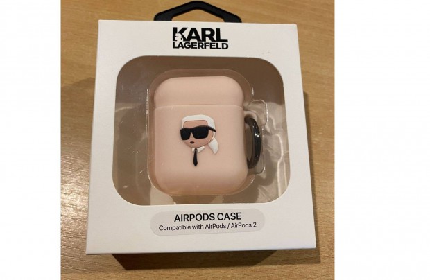 Karl Lagerfeld Apple Airpods / Airpods2 szilikon tok