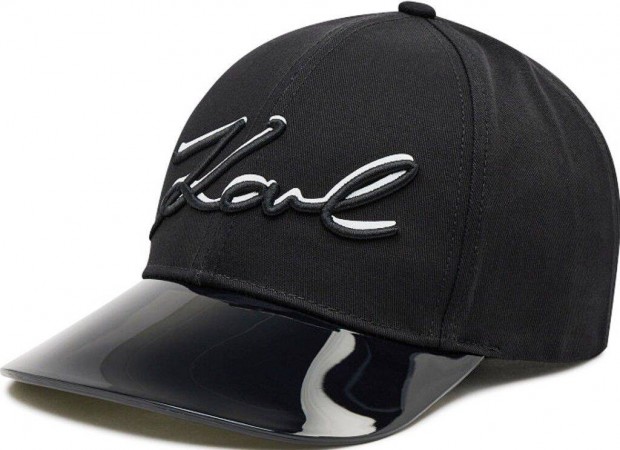 Karl Lagerfeld, K-Signature Visor, Unisex, Premium Baseball Cap elad!