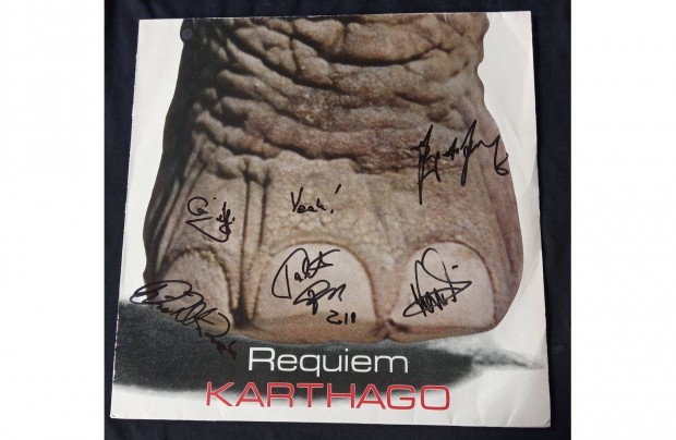 Karthago 1983 Requiem Austria hard rock Karcmentes bakelit dediklva