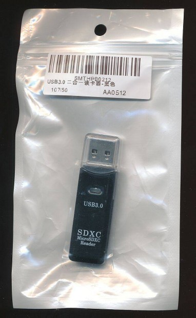 Krtyaolvas adapter Micro-SD USB 3.0-ra, j!
