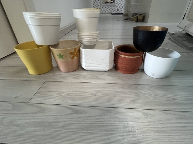 Kaspó csomag, vegyes kaspó, virágtartó, design kaspó