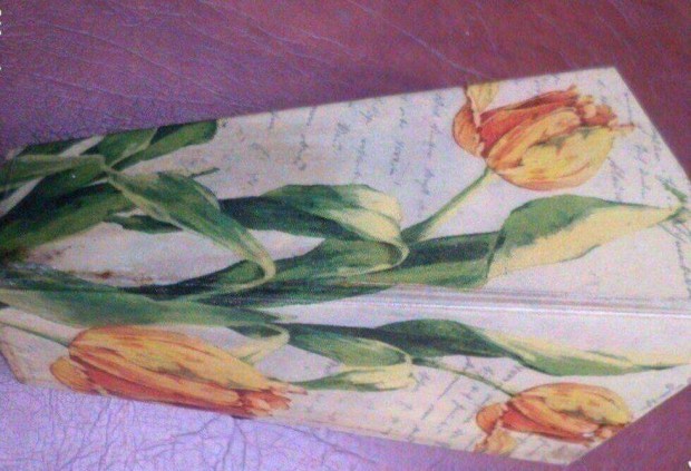 Kasp vza festett fa tulipnos