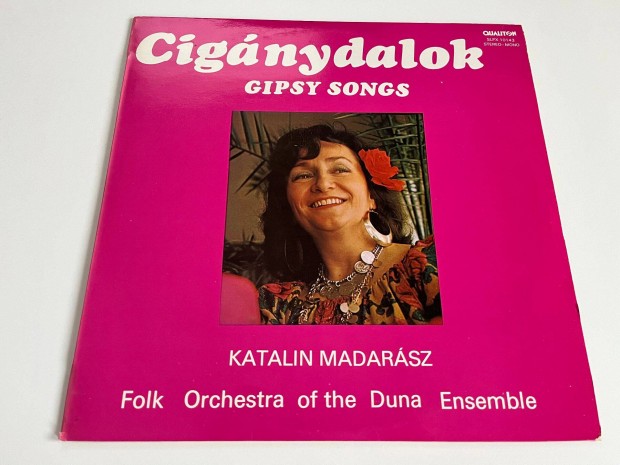 Katalin Madarsz : Cignydalok, Gipsy songs bakelit, vinyl