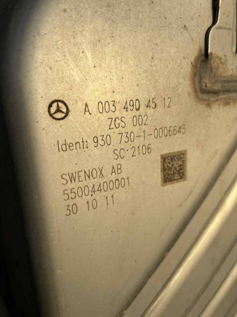 Katalizátor Mercedes-Benz Actros