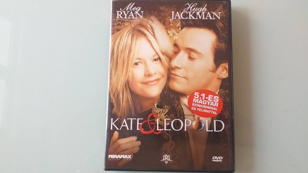 Kate s Leopold romantikus DVD film-Hugh Jackman Meg Ryan 