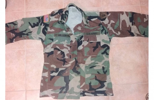 Katonai BDU zubbony fels Woodland Amerikai Medium-Regular