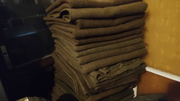 Katonai honvdsgi pokrc 100% gyapj stor lcahl fnylca alulda