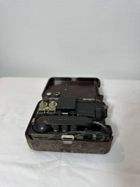Katonai tbori telefon vintage retro antik