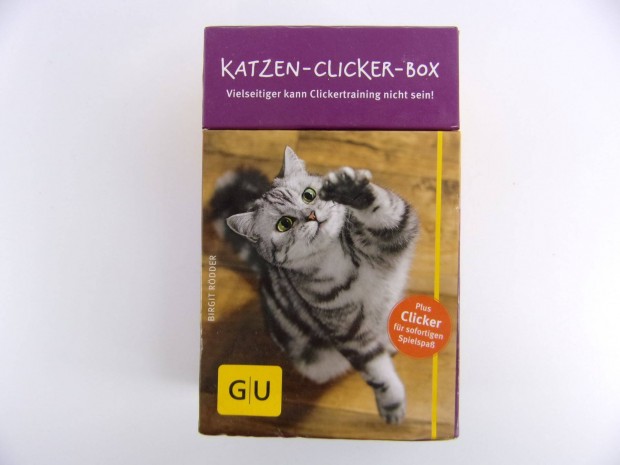 Katzen Clicker-Box Macskakattint cica felmrse oktatsa