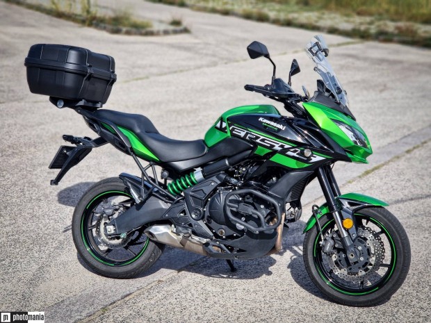 Kawasaki Versys 650 a legszebb zld-fekete sznben