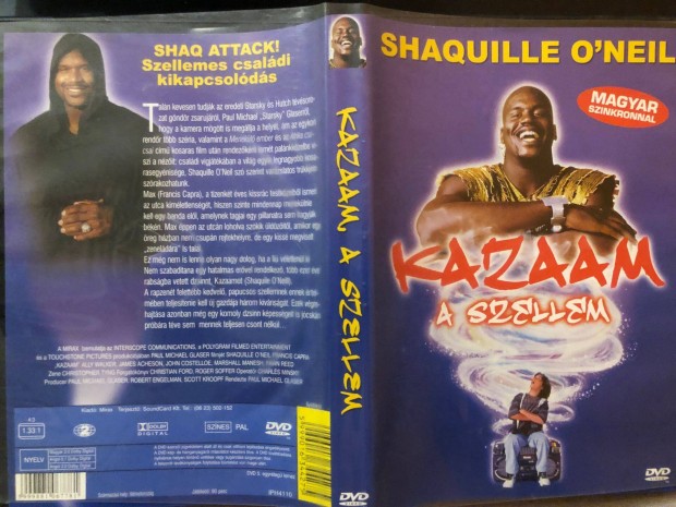 Kazaam a szellem (karcmentes, Shaquille ONeil) DVD