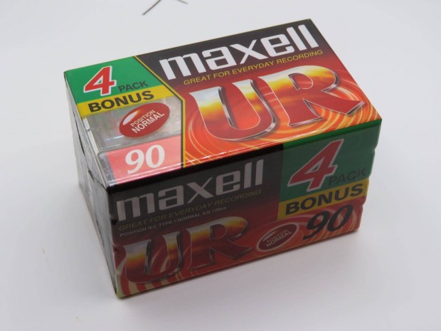 Kazetta - Maxell UR 90 - 4-es csomag