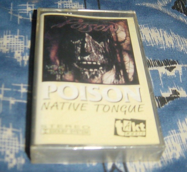 Kazetta - Poison - Native Tongue (bontatlan / Polski ) 1993