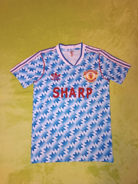 Kb j S-es retro adidas Manchester United FC (1990/92) vendg mez 