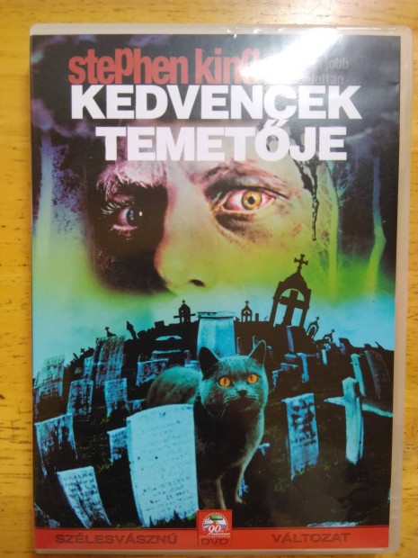 Kedvencek temetje dvd Stephen King 