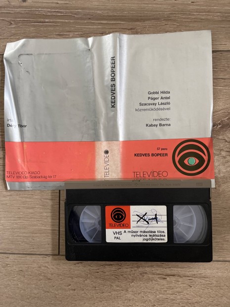 Kedves Bopeer vhs televideo