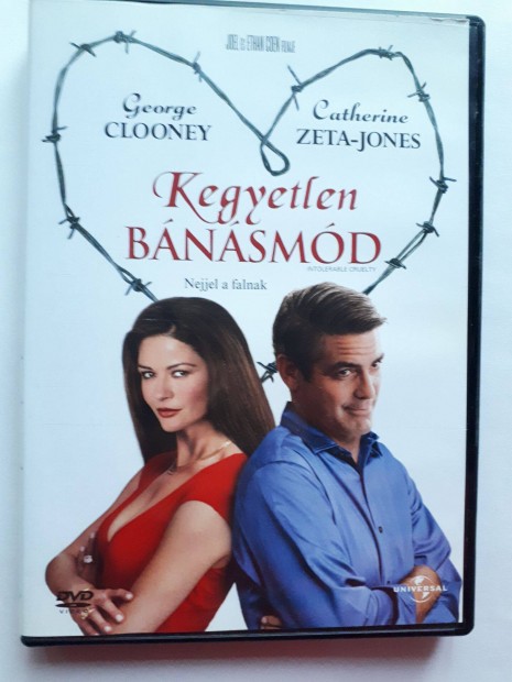 Kegyetlen bnsmd DVD (Catherine-Zeta Jones, George Clooney)posta 510