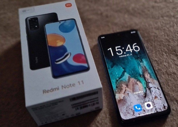 Kék duál Xiaomi Redmi Note 11 mobil