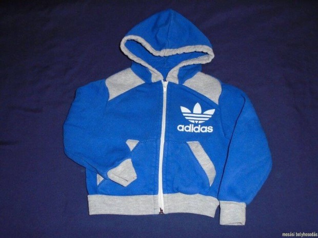 Kk kapucnis s cipzras pulver 12-18 h (mret 86) Adidas