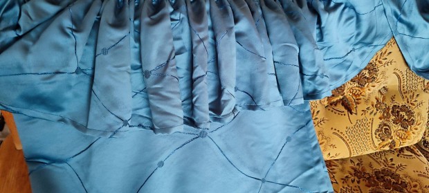 Kék színű drapériás sötétítő függöny
