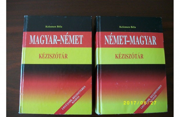 Kelemen Bla Magyar - Nmet s Nmet - Magyar kzisztra